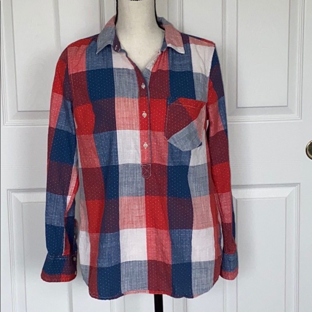 Merona 1/4 button shirt